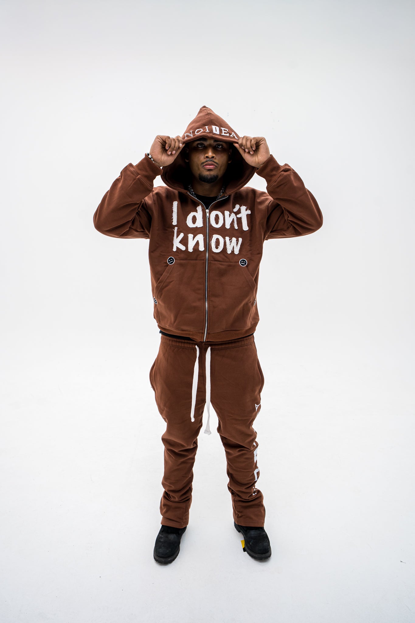 BROWN ‘IDK’ TRACKSUIT