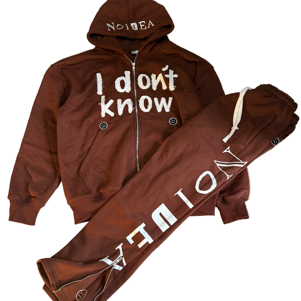 Brown IDK Tracksuit