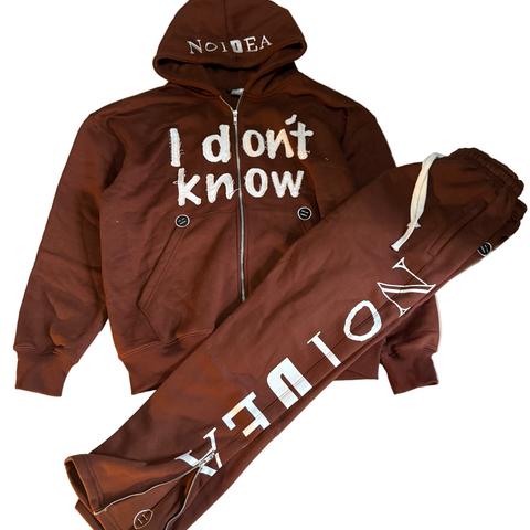 Brown IDK Tracksuit
